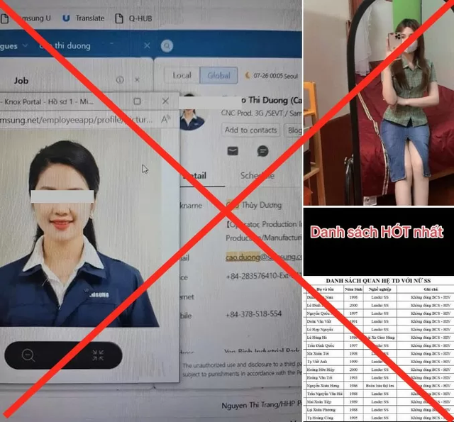 Thái Nguyên: Hé lộ người phát tán thông tin 'nhân viên Samsung lây HIV cho nhiều người'- Ảnh 1.