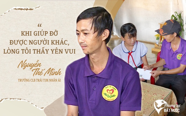 Trưởng CLB Trái tim nhân ái: “Khi giúp đỡ được người khác, lòng tôi thấy yên vui”