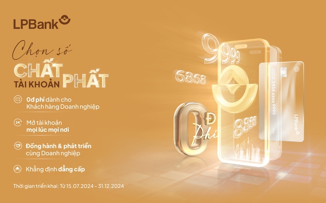 Lộc Phát cùng tài khoản số đẹp của LPBank