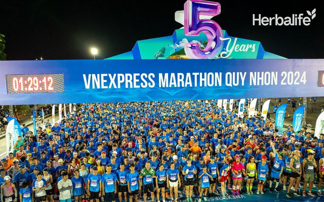 VnExpress Marathon Quy Nhơn 2024 – Herbalife người bạn đồng hành vì sức khỏe cộng đồng