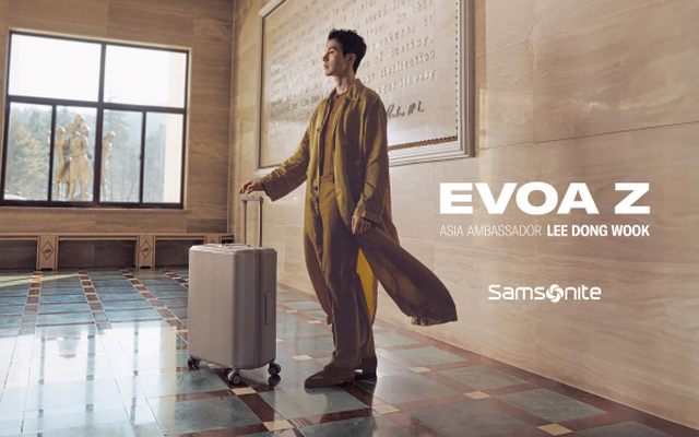 Samsonite ra mắt vali Evoa Z mới cùng đại sứ thương hiệu Hàn Quốc