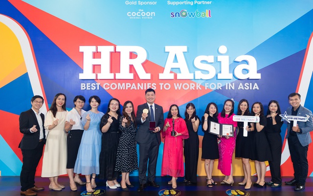 Ngân hàng UOB Việt Nam đạt tất cả giải thưởng tại HR Asia Awards