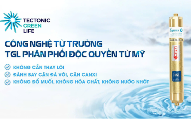 TGLwater - Lợi ích kép từ xử lý nước cứng bằng công nghệ từ trường