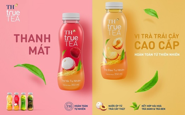 3 yếu tố định vị Trà trái cây TH true TEA cao cấp mới