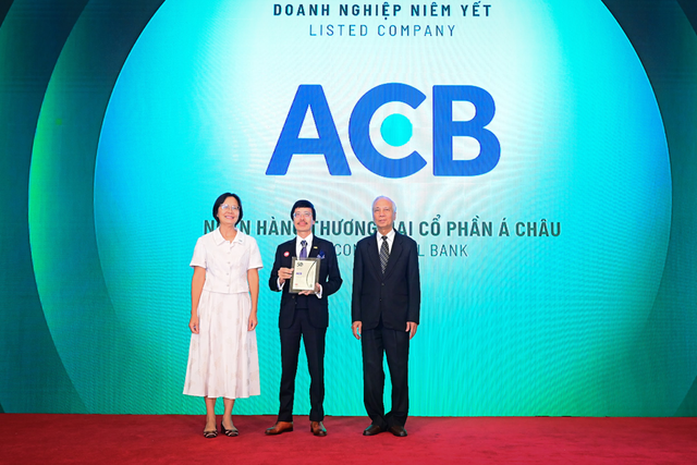 ACB 3 lần liên tiếp nhận giải Top 50 Doanh nghiệp Phát triển bền vững Việt Nam

- Ảnh 3.