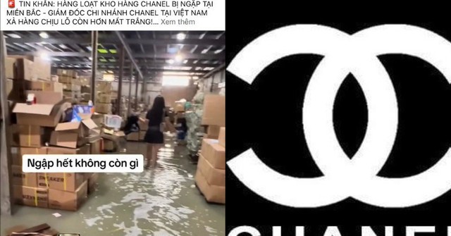 Chanel Việt Nam xả kho sập sàn vì ngập? Hài vậy mà cũng tin