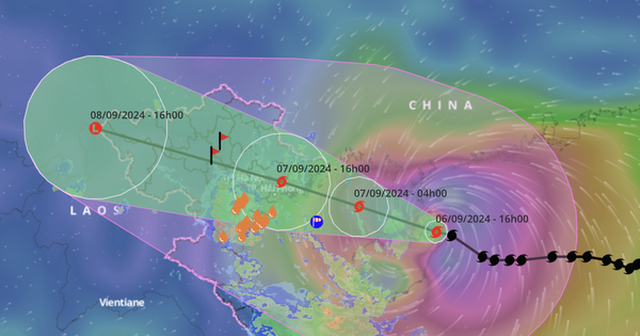 Bão YAGI đang diễn biến theo kịch bản rất xấu