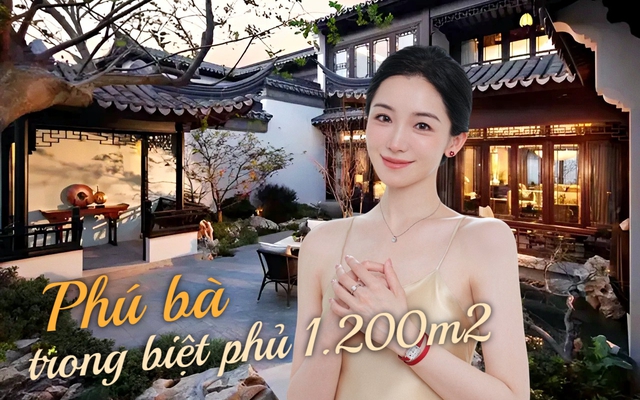 Mỹ nhân 30 tuổi sống xa hoa trong dinh thự 1.200 m2: Nhà có cả khu vui chơi, rộng đến mức không dám ở 1 mình