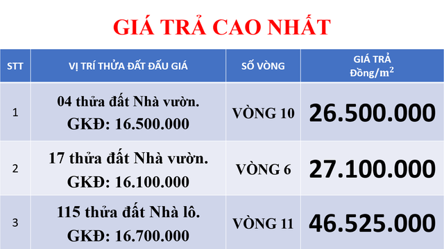 Ninh Bình thu về hơn 950 tỷ đồng qua 2 phiên đấu giá, có thửa đất vượt giá khởi điểm 180%- Ảnh 2.