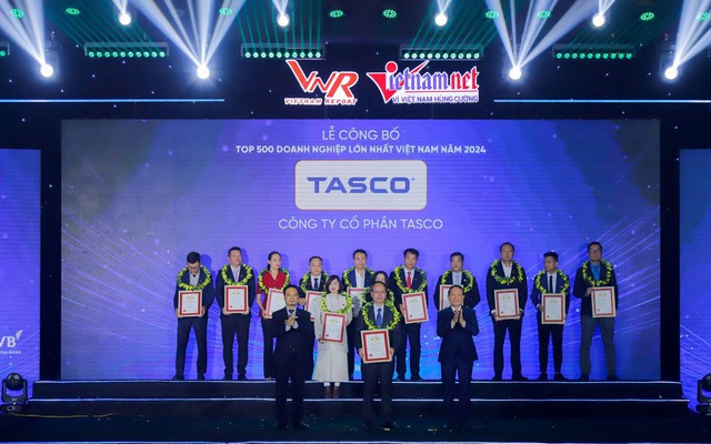 Tasco được vinh danh Top 500 doanh nghiệp lớn nhất Việt Nam 2024