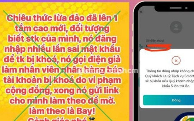 Công an TPHCM cảnh báo về thủ đoạn nhập sai mật khẩu ngân hàng để chiếm đoạt tiền Công an TPHCM cảnh báo về thủ đoạn nhập sai mật khẩu ngân hàng để chiếm đoạt tiền