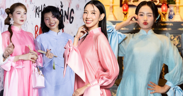 Đã tìm ra chiếc áo dài siêu hot Tết này: Sao Việt đua nhau diện, mặc kệ đụng hàng! Đã tìm ra chiếc áo dài siêu hot Tết này: Sao Việt đua nhau diện, mặc kệ đụng hàng!