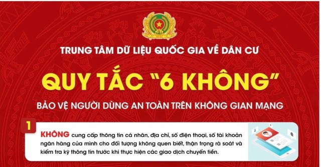 Quy tắc “6 KHÔNG” ai cũng nên biết để tránh bị lừa đảo chiếm đoạt tài sản Quy tắc “6 KHÔNG” ai cũng nên biết để tránh bị lừa đảo chiếm đoạt tài sản