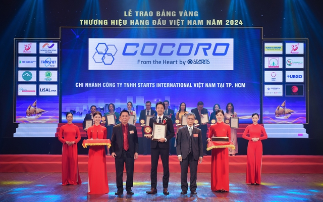 Văn phòng chia sẻ COCORO: "Top 20 thương hiệu xuất sắc hàng đầu Việt Nam 2024"