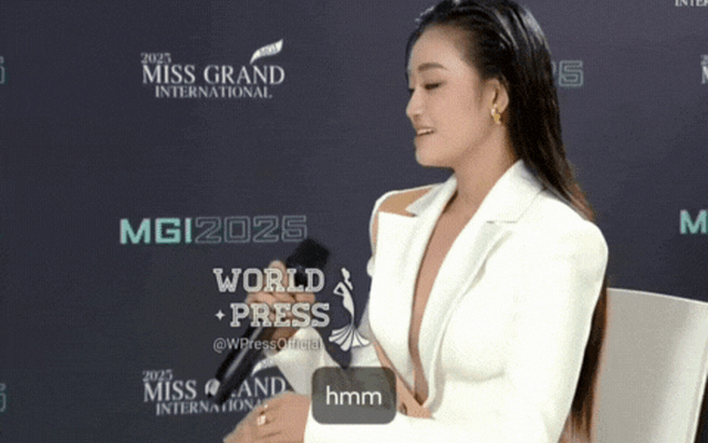 Hoa hậu Yến Nhi sững người khi bị chủ tịch Miss Grand hỏi về livestream nói xấu Sen Vàng