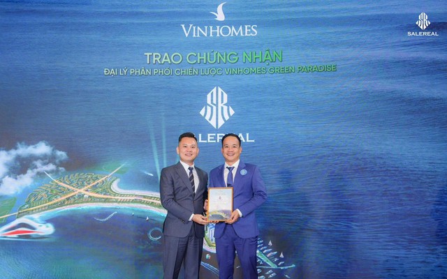 SaleReal chính thức trở thành đại lý F1 phân phối Vinhomes Green Paradise