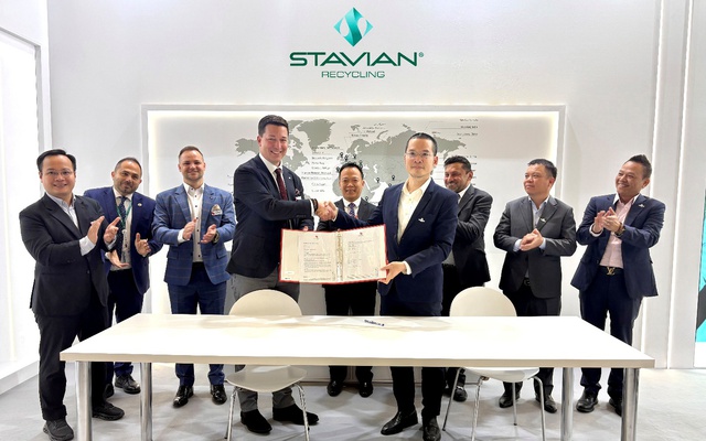 Stavian Recycling ký kết biên bản ghi nhớ hợp tác với Starlinger và AMUT