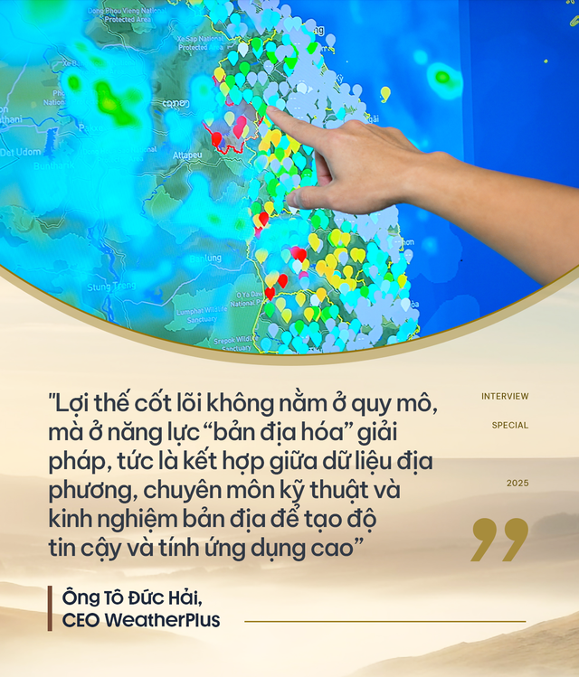 Nền kinh tế thiệt hại hàng chục nghìn tỷ mỗi năm vì bão lũ, một DN Việt dùng dữ liệu và công nghệ "bắt mạch ông trời"- Ảnh 9.