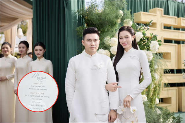 Lộ diện menu tiệc ăn hỏi Đỗ Hà, có món nộm cực thú vị