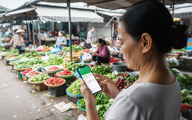 Giải pháp vốn kịp thời giúp tiểu thương không lo gián đoạn buôn bán