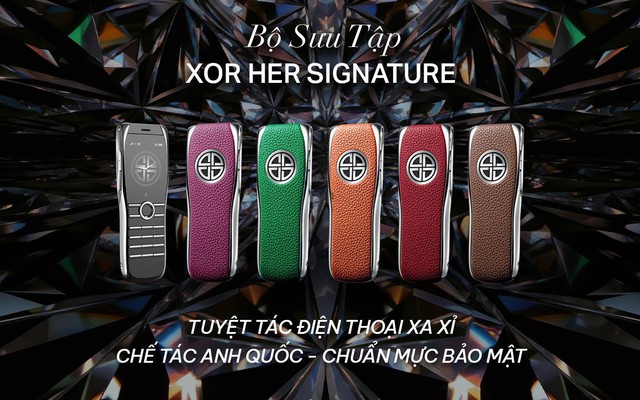 XOR x Elle: Chiêm ngưỡng BST điện thoại xa xỉ lấy cảm hứng từ đá quý