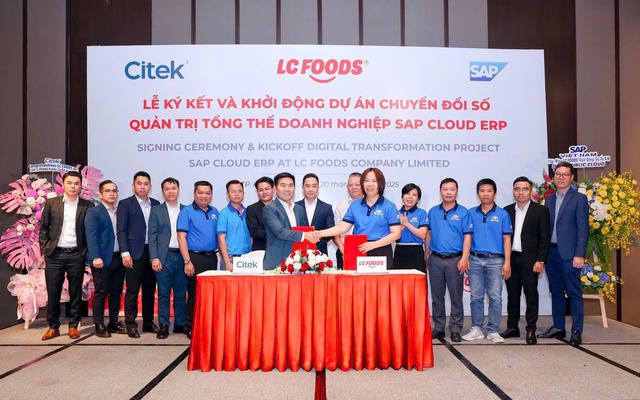 LC Foods Group, Citek hợp tác triển khai giải pháp chuyển đổi số quản trị SAP Cloud ERP