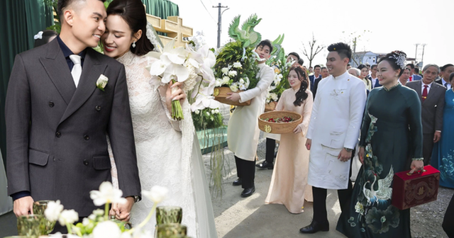 3 chi tiết CỰC ĐẮT trong đám cưới Hoa hậu Đỗ Thị Hà