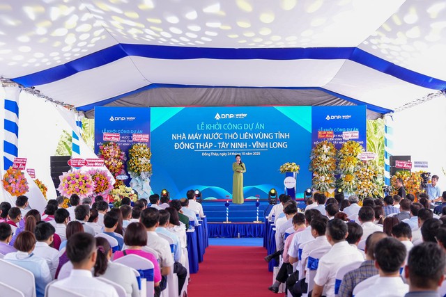 DNP Water cùng Samsung E&A  khởi công dự án hạ tầng nước thô liên vùng đầu tiên của Việt Nam,  giải quyết bài toán nước sạch cho 2 triệu dân vùng ĐBSCL