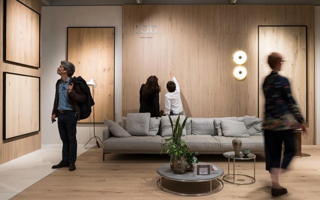 Gạch khổ lớn tiếp tục khuấy đảo sự kiện nội thất thường niên