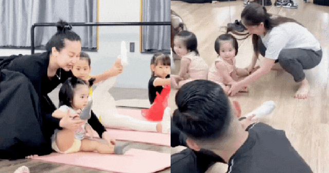 Tan chảy trước sự đáng yêu của gái út nhà Khánh Thi - Phan Hiển: Mới 2 tuổi đã được đi học múa, nhìn bé ép dẻo mà mê