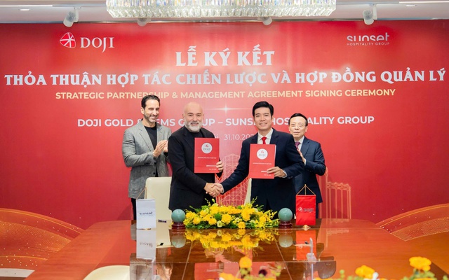 DOJI và Sunset Hospitality hợp tác nâng tầm tinh hoa ẩm thực tại Việt Nam