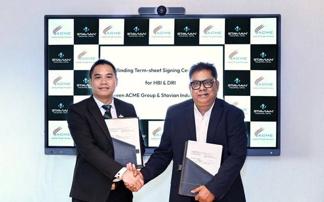 Stavian Industrial Metal và ACME ký hợp đồng bao tiêu thép xanh dài hạn