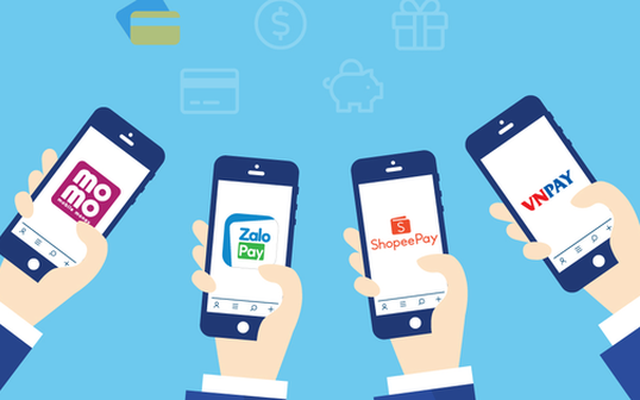 Ví điện tử MoMo, Zalopay, ShopeePay,... bước sang trang mới