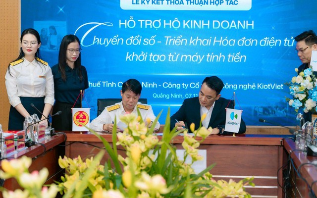 Thuế tỉnh Quảng Ninh và KiotViet hợp tác hỗ trợ hộ kinh doanh chuyển đổi số