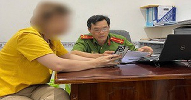 Chị N.H.Đ trình báo Công an xã Hưng Mỹ