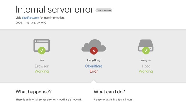 20% internet đang sập!- Ảnh 1. 20% internet đang sập!- Ảnh 1.