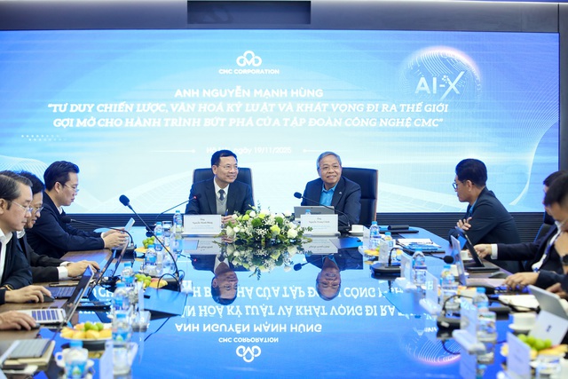 Bộ trưởng Nguyễn Mạnh Hùng: Nếu chỉ dừng ở gia công, doanh nghiệp khó xây dựng thương hiệu công nghệ Việt Nam trên trường quốc tế- Ảnh 1. Bộ trưởng Nguyễn Mạnh Hùng: Nếu chỉ dừng ở gia công, doanh nghiệp khó xây dựng thương hiệu công nghệ Việt Nam trên trường quốc tế- Ảnh 1.