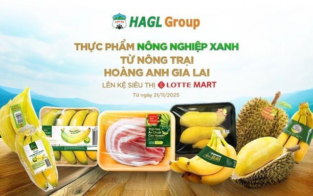 Các sản phẩm xanh đến từ Tập đoàn HAGL chính thức lên kệ hệ thống LOTTE MART