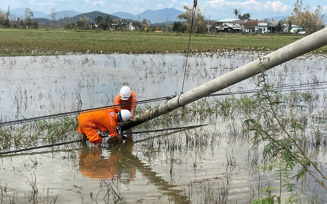 EVNGENCO3 triển khai hỗ trợ khẩn cấp tại miền Trung sau bão số 13