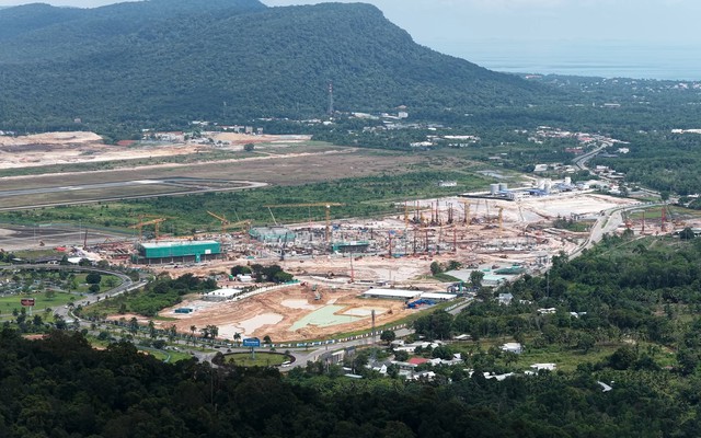 Dự án mở rộng Cảng Hàng không Phú Quốc đột phá tiến độ thi công để đón APEC 2027