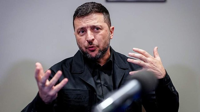 Tổng thống Ukraine Zelensky.