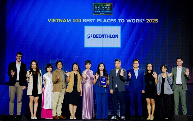 Decathlon ba năm liên tiếp đạt Top 10 Nơi làm việc tốt nhất Việt Nam