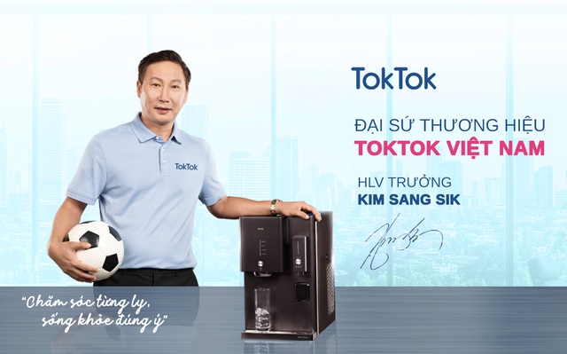 TokTok bắt tay HLV Kim Sang Sik: Nâng tầm trải nghiệm thiết bị gia dụng chuẩn Hàn