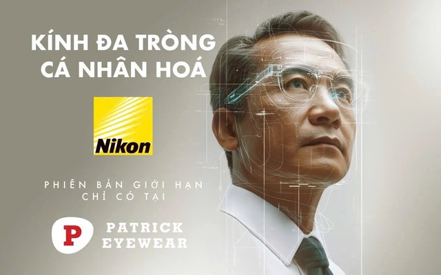 Patrick Eyewear kết hợp cùng tròng Nikon giới thiệu dòng sản phẩm giới hạn