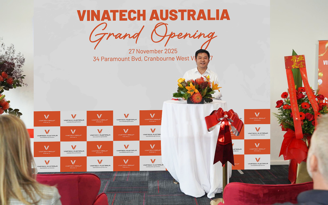 Vinatech Group khai trương chi nhánh Úc, mở rộng chiến lược toàn cầu