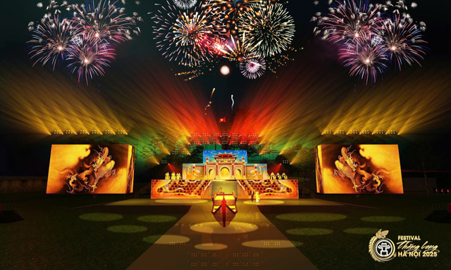 Gần 1000 "trái tim" hội tụ thắp sáng Hoàng thành Thăng Long, khoác áo mới cho di sản