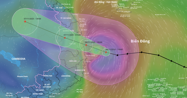 Bão số 13 giật cấp 17 chuẩn bị đổ bộ vào đất liền, nhiều nơi bắt đầu mưa to đến rất to
