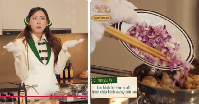 Hoa hậu Lương Thùy Linh nấu thịt rang cháy cạnh mà bị dân mạng "bóc phốt": Thực hư thế nào?