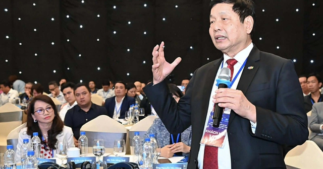 Chủ tịch HĐQT Tập đoàn FPT - Trương Gia Bình đã chia sẻ tại sự kiện Lãnh đạo Thành phố gặp gỡ cộng đồng khoa học công nghệ và khởi nghiệp sáng tạo, chiều 9/12. Ảnh: Việt Dũng - SGGP.