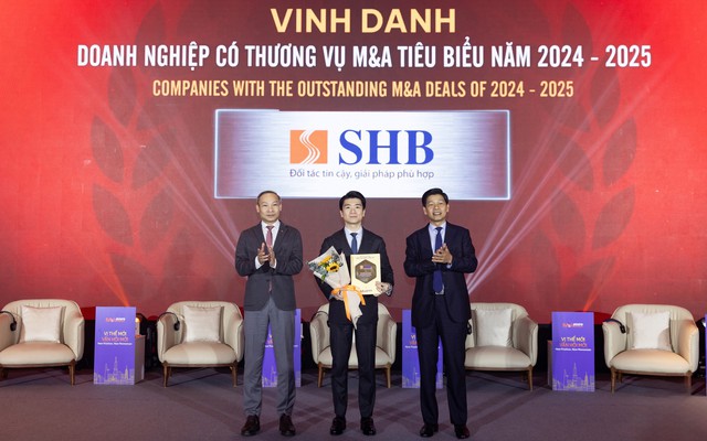 SHB được vinh danh “Doanh nghiệp có thương vụ M&A tiêu biểu năm 2024-2025”
